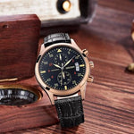 FLYOVER BLACK - Megir Watch