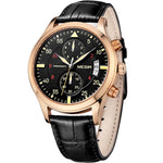 FLYOVER BLACK - Megir Watch